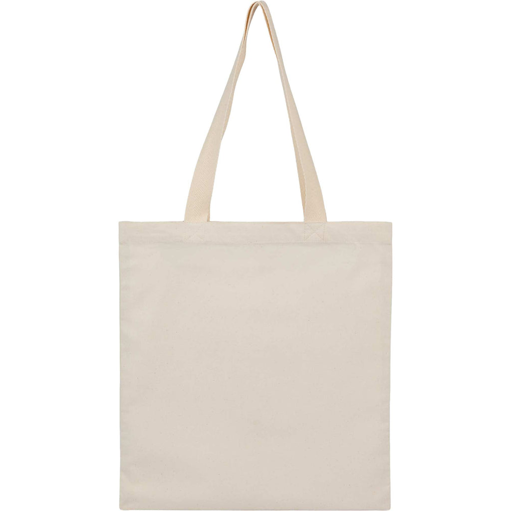 Dakota Recycled Cotton Tote with Herringbone Handles, 5 oz - Natural - Frtif