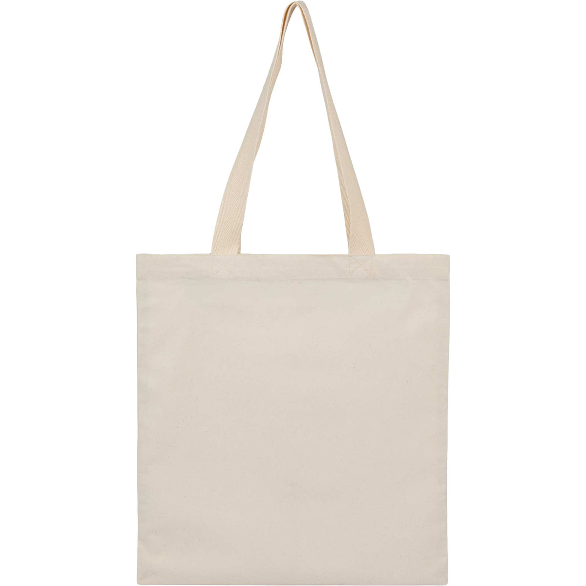 Dakota Recycled Cotton Tote with Herringbone Handles, 5 oz - Natural - Frtif