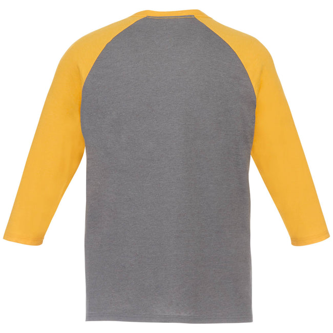 Dakota Three Quarter Sleeve Raglan Tee for Men Transfer