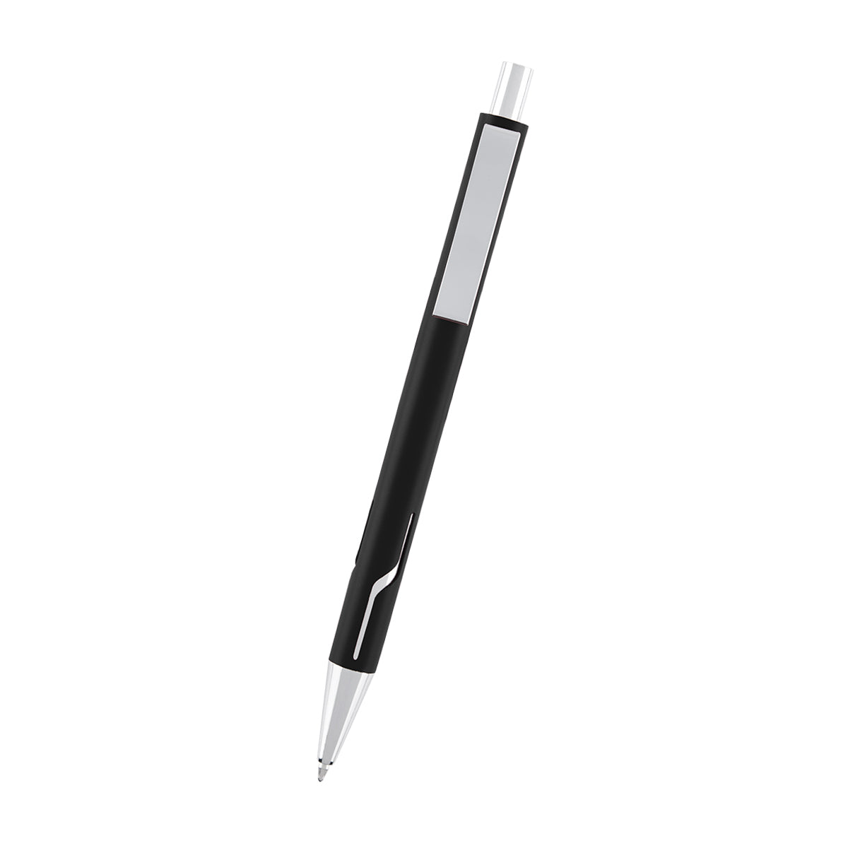 Dalton Pen in Recycled Aluminum - Black - Front