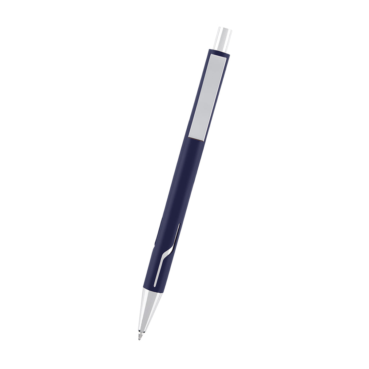 Dalton Pen in Recycled Aluminum - Navy - Front
