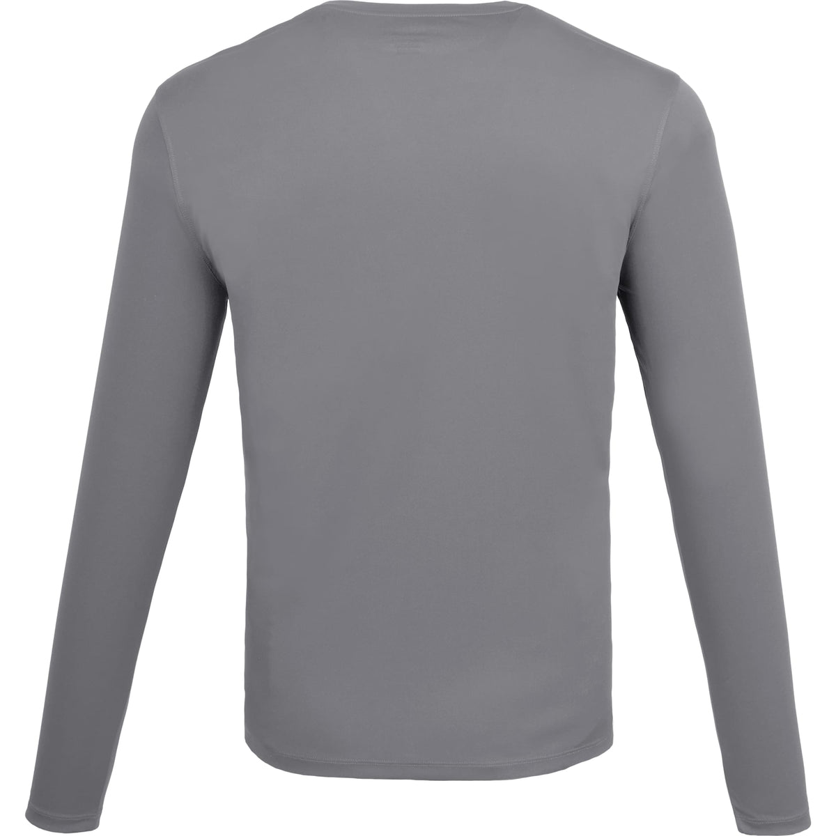 Dara Recycled Long Sleeve Tech Tee for Men Transfer - Quarry - Back