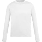 Dara Recycled Long Sleeve Tech Tee for Men Transfer - White - Front