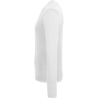 Dara Recycled Long Sleeve Tech Tee for Men Transfer - White - Left Side
