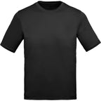 Dara Recycled Short Sleeve Tech Tee for Men Debossing - Black - Front