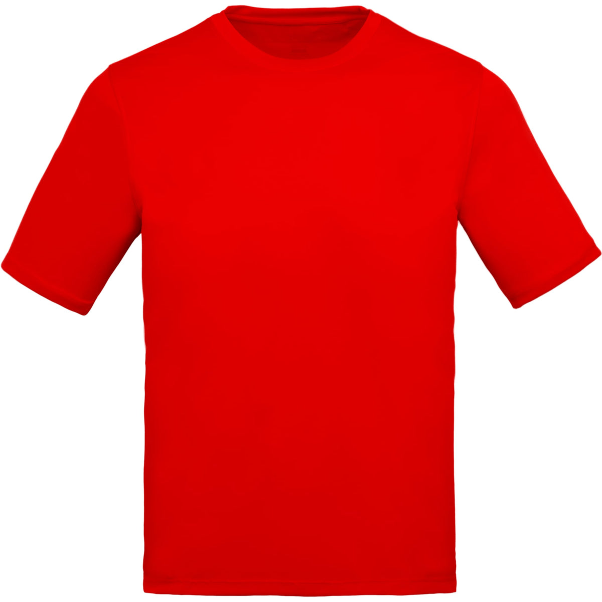 Dara Recycled Short Sleeve Tech Tee for Men Debossing - Team Red - Front