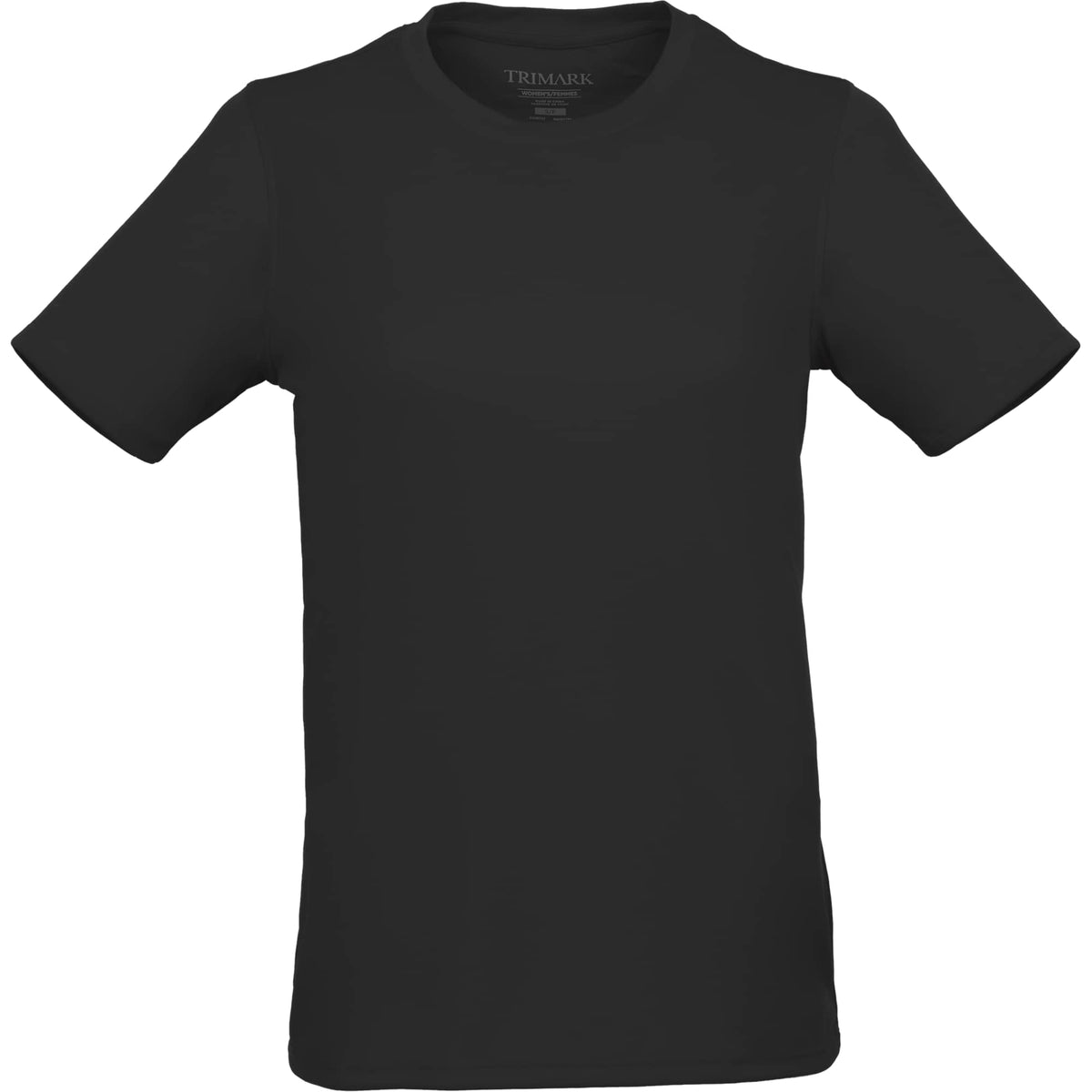 Dara Recycled Short Sleeve Tech Tee for Women Transfer - Black - Front