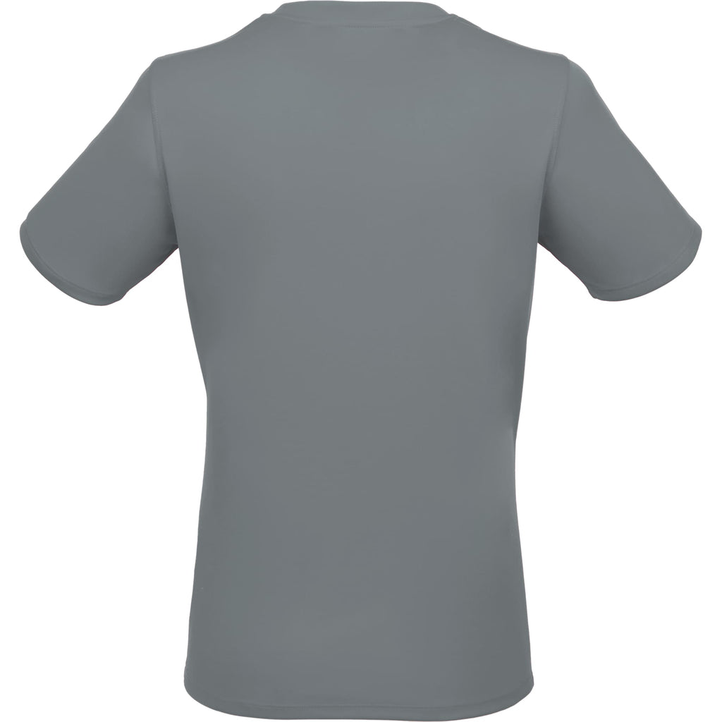 Dara Recycled Short Sleeve Tech Tee for Women Transfer - Quarry - Back