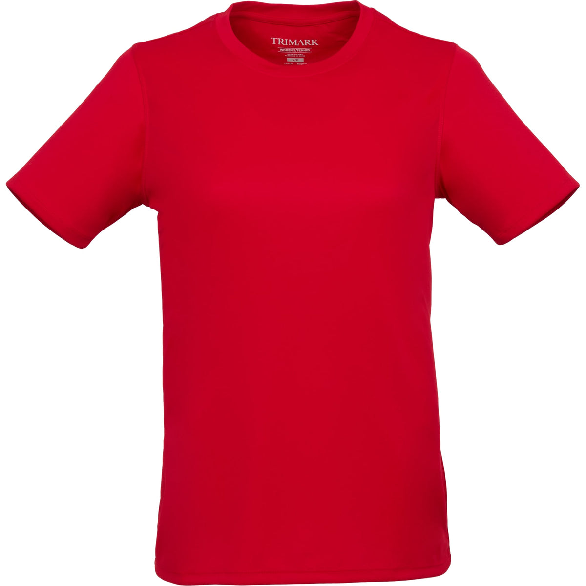 Dara Recycled Short Sleeve Tech Tee for Women Transfer - Team Red - Front