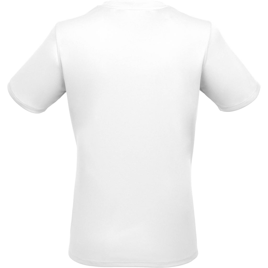 Dara Recycled Short Sleeve Tech Tee for Women Transfer - White - Back