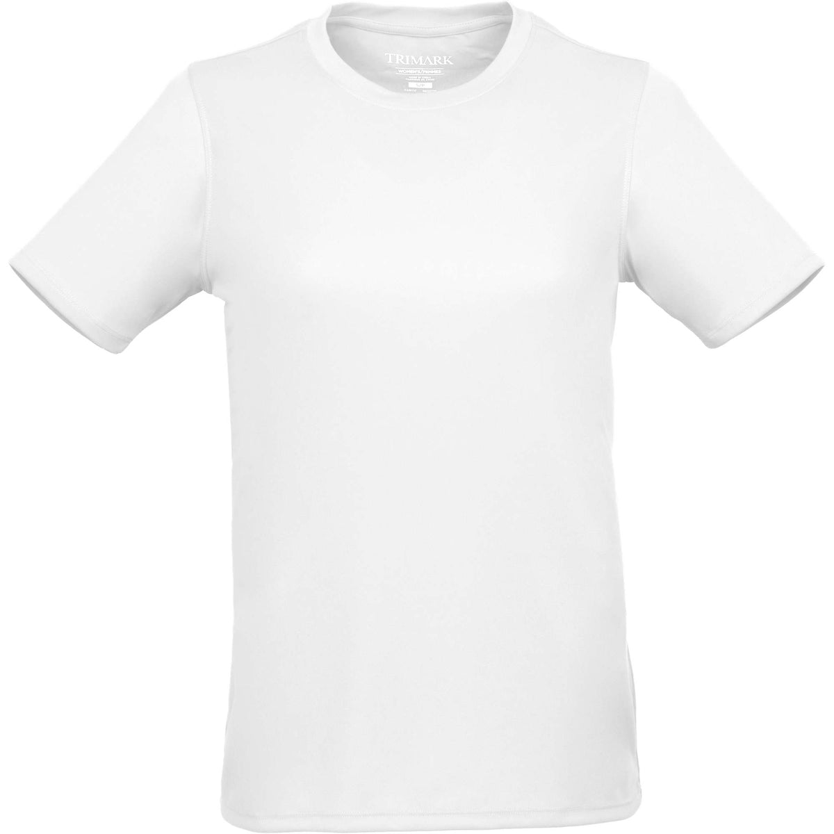 Dara Recycled Short Sleeve Tech Tee for Women Transfer - White - Front