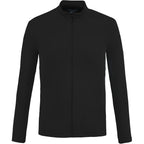 Dara Recycled Tech Full Zip Jacket for Men Embroidery - Black - Front