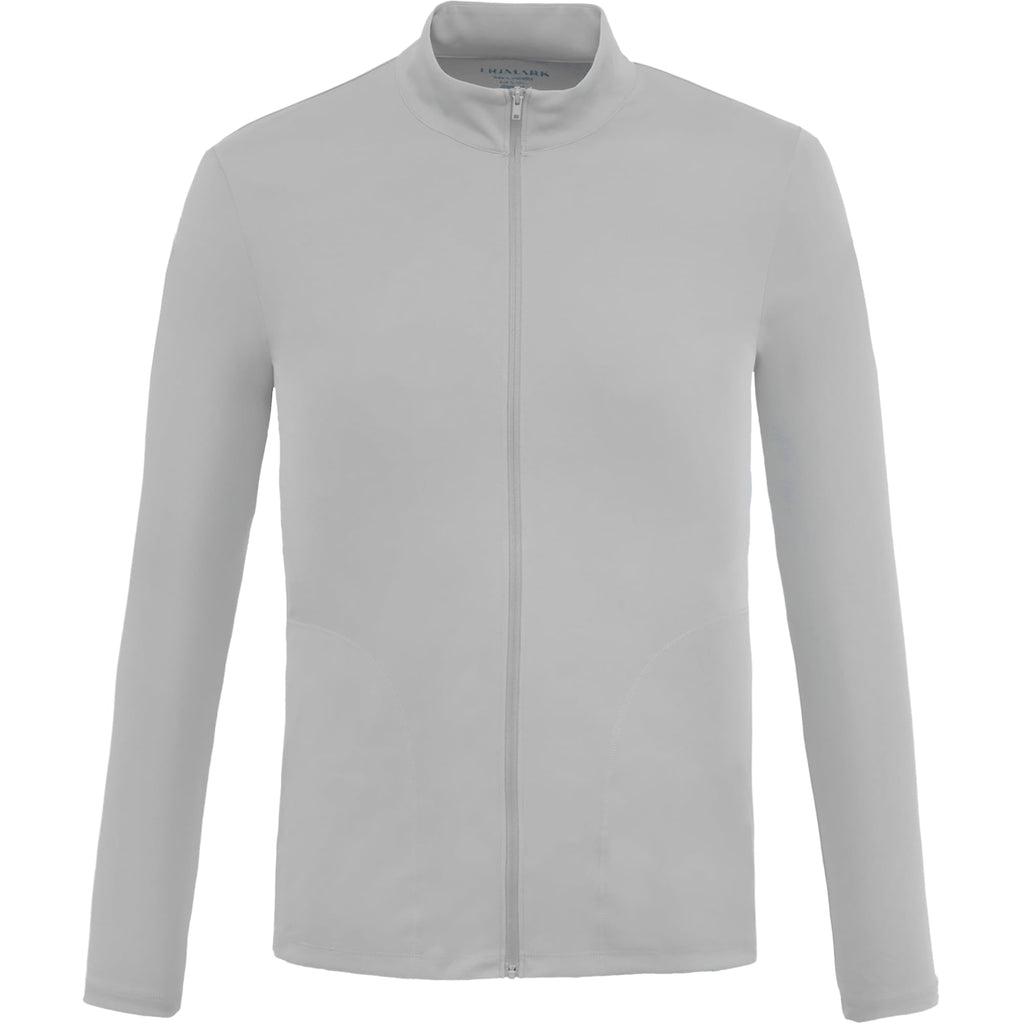 Dara Recycled Tech Full Zip Jacket for Men Embroidery - Quarry - Front