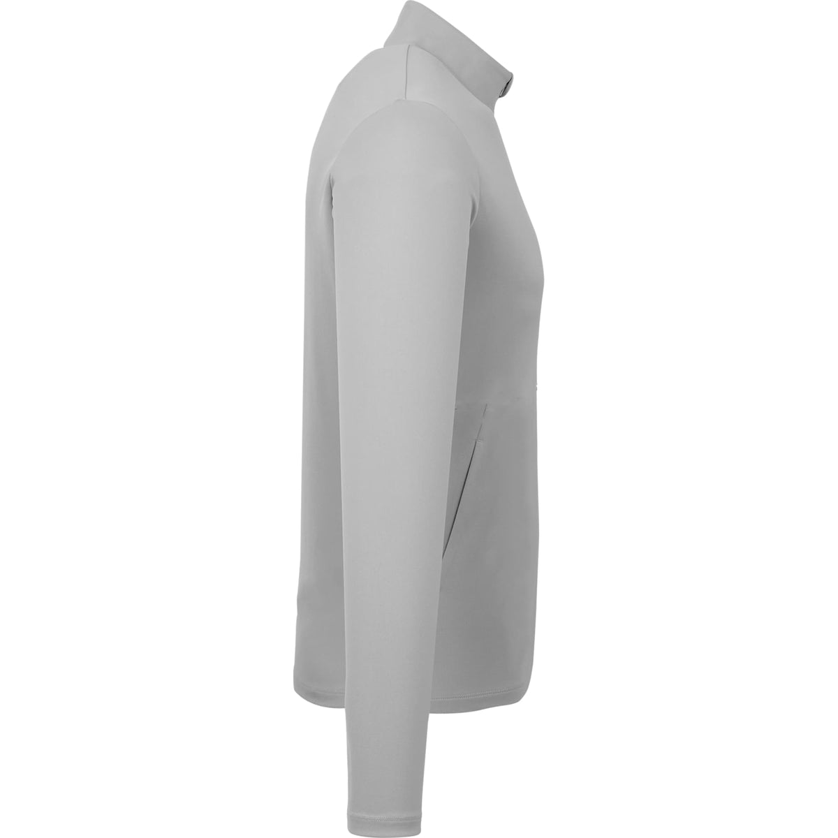 Dara Recycled Tech Full Zip Jacket for Men Embroidery - Quarry - Right Side