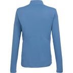 Dara Recycled Tech Full Zip Jacket for Women Debossing - Moonlight Blue - Back