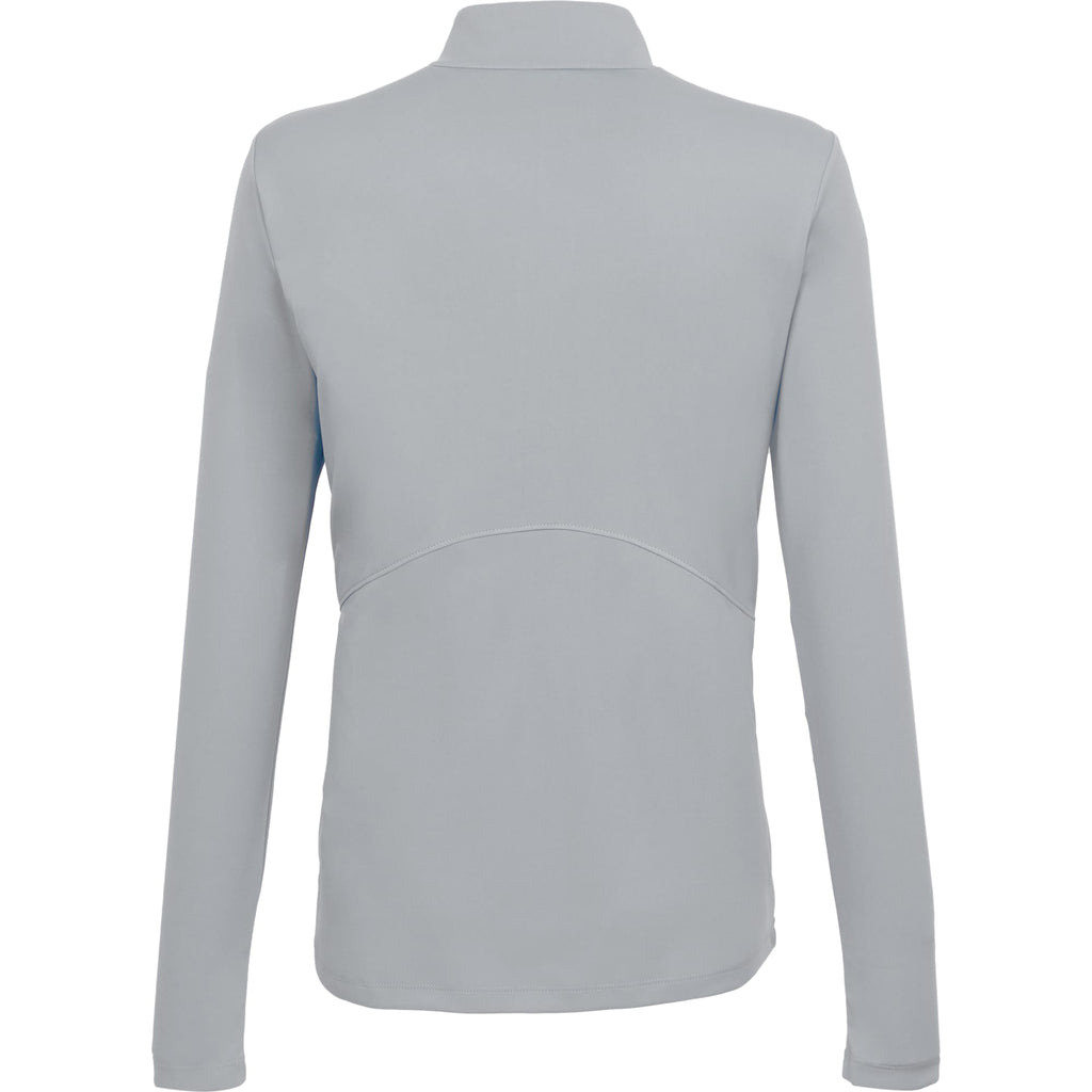 Dara Recycled Tech Full Zip Jacket for Women Debossing - Quarry - Back 2
