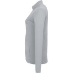 Dara Recycled Tech Full Zip Jacket for Women Debossing - Quarry - Left Side