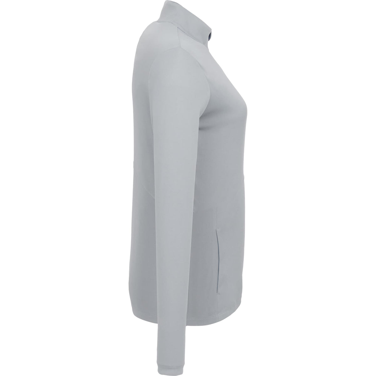 Dara Recycled Tech Full Zip Jacket for Women Debossing - Quarry - Right Side