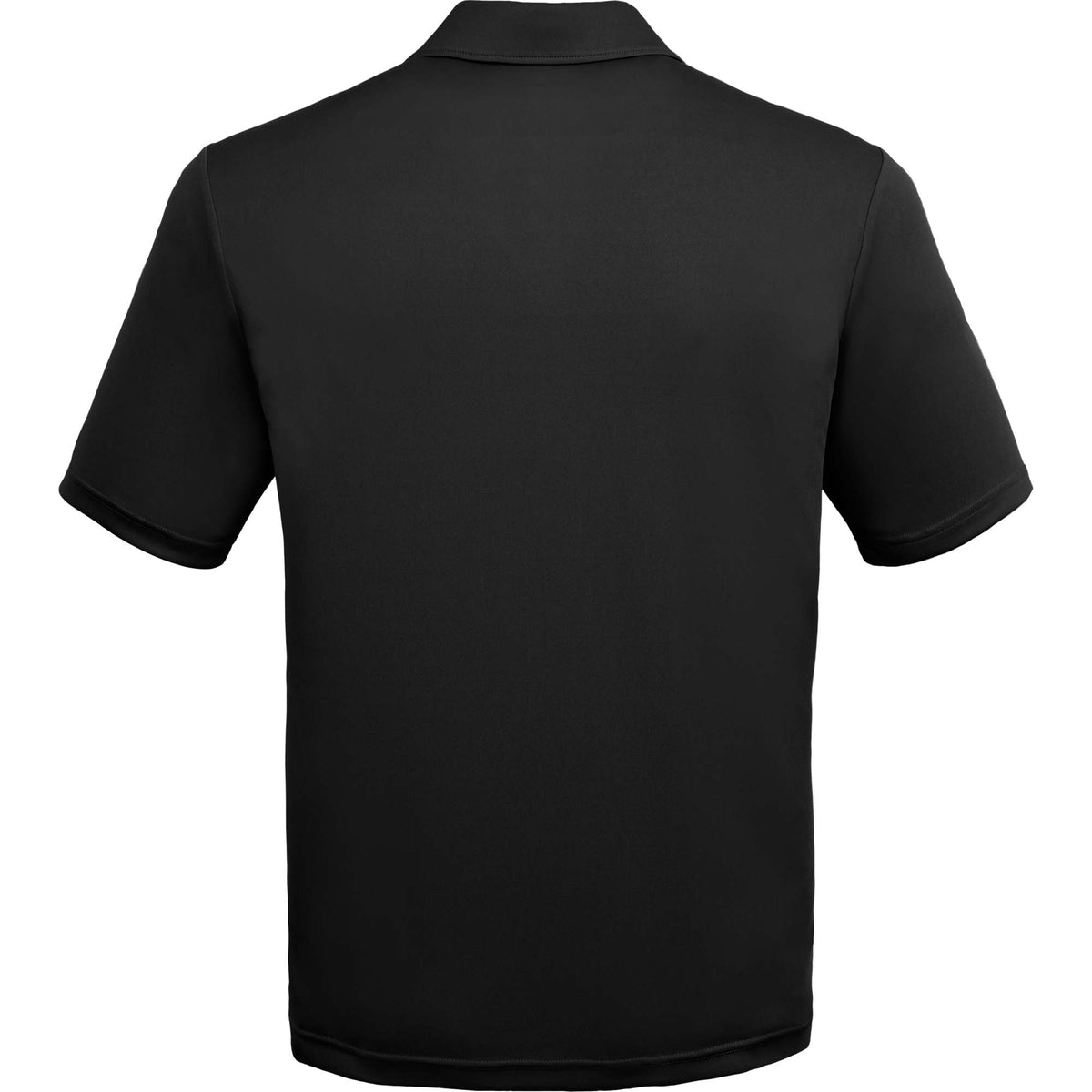 Dara Recycled Tech Polo for Men Debossing - Black - Back