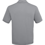 Dara Recycled Tech Polo for Men Debossing - Quarry - Back