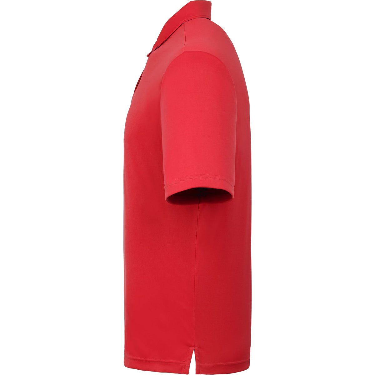 Dara Recycled Tech Polo for Men Debossing - Team Red - Left Side