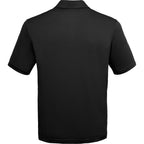 Dara Recycled Tech Polo for Men Transfer - Black - Back