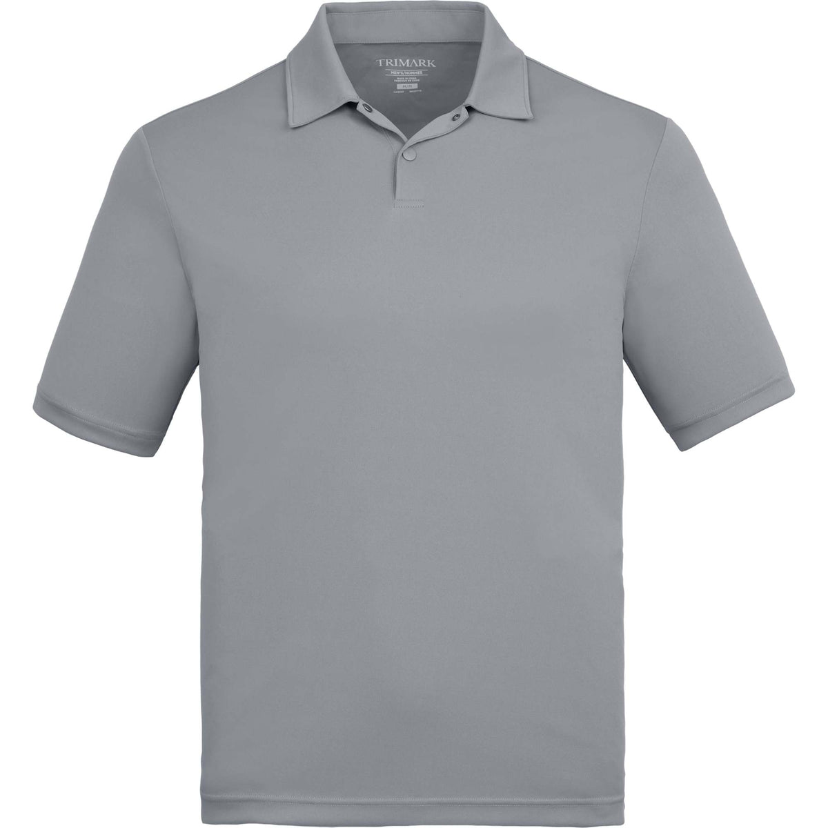 Dara Recycled Tech Polo for Men Transfer - Quarry - Front