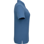 Dara Recycled Tech Polo for Women Debossing - Moonlight Blue - Right Side