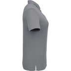 Dara Recycled Tech Polo for Women Debossing - Quarry - Right Side