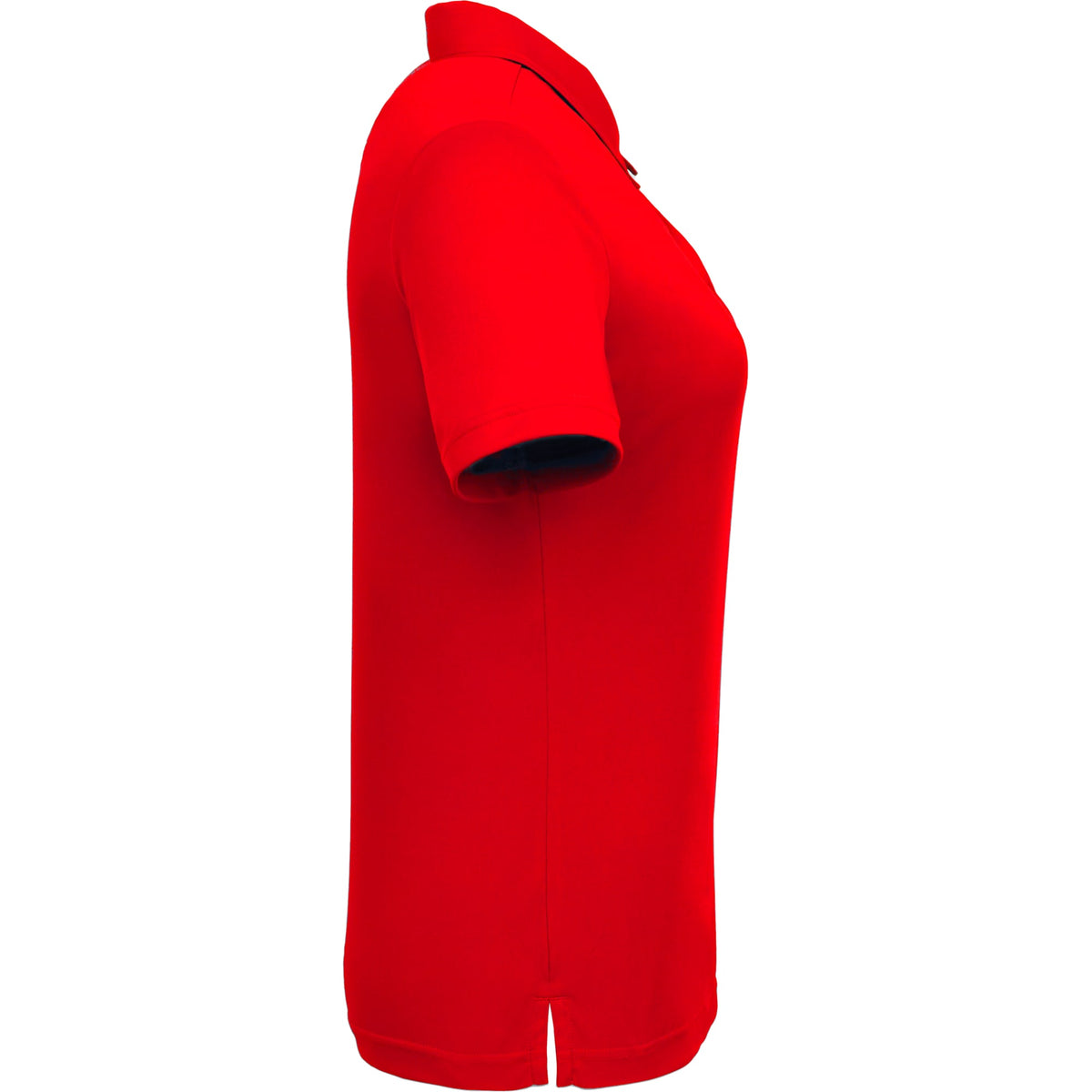 Dara Recycled Tech Polo for Women Transfer - Team Red - Right Side