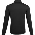 Dara Recycled Tech Quarter Zip for Men Laser Engraving - Black - Back