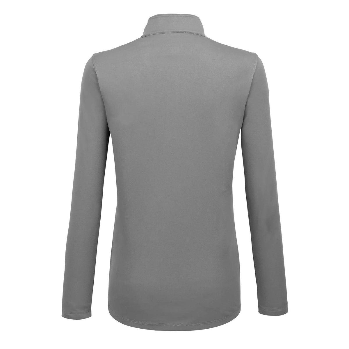 Dara Recycled Tech Quarter Zip for Women Embroidery - Quarry - Back