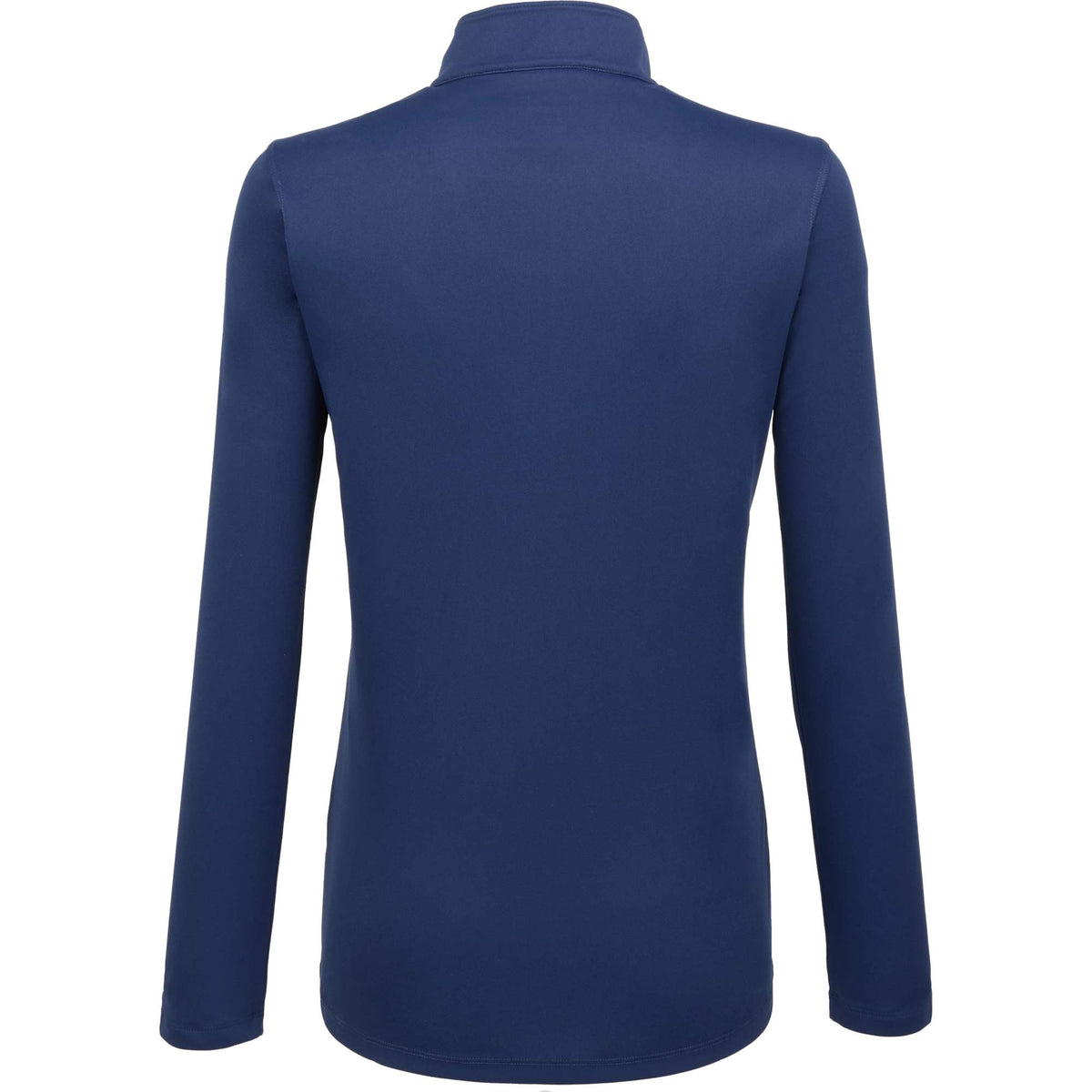 Dara Recycled Tech Quarter Zip for Women Embroidery - Vintage Navy - Back