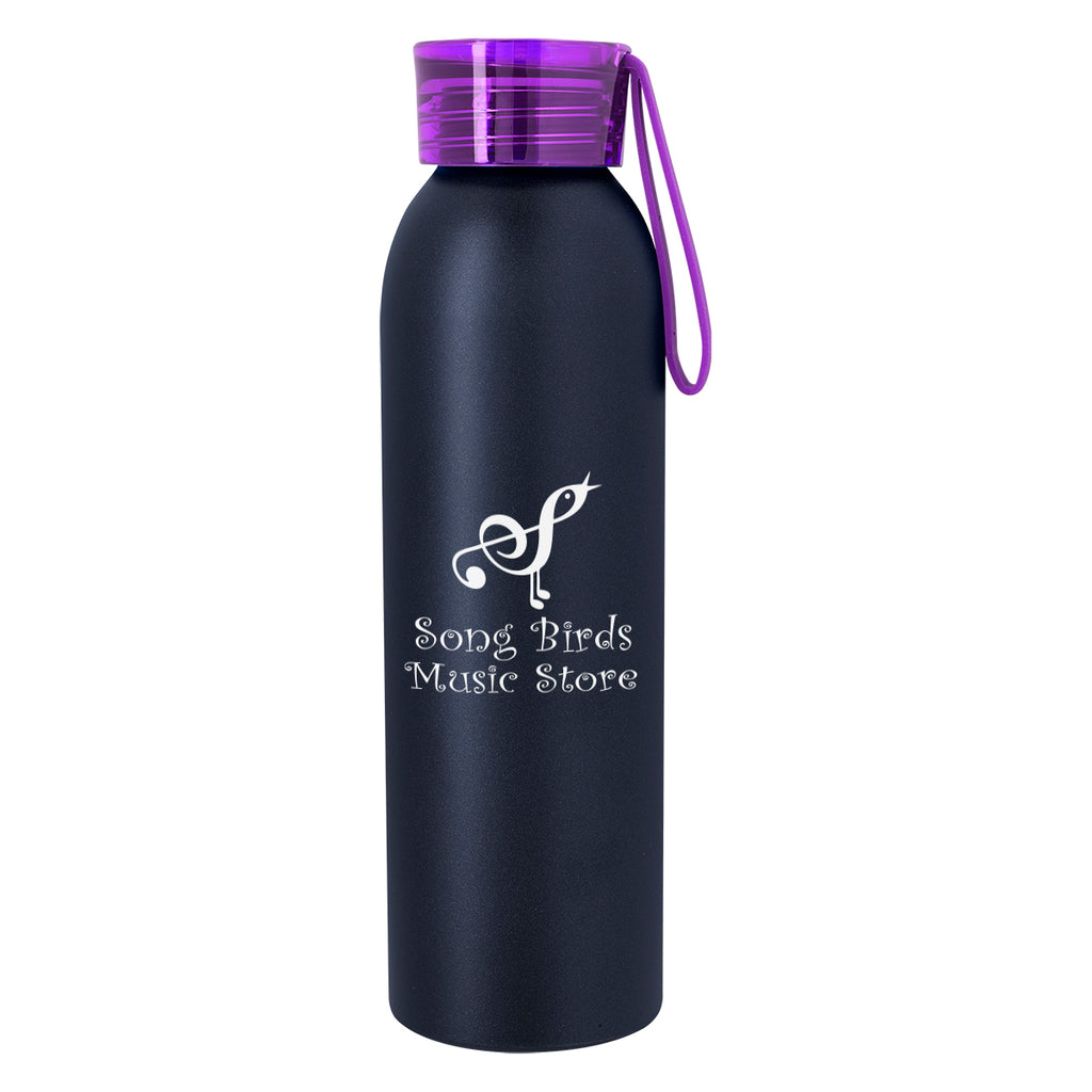Darby Recycled Aluminum Bottle, 22 oz - Silk Screen