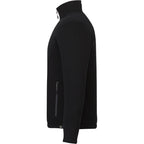 Darnell Eco Knit Full Zip Sweater for Men Embroidery - Black - Left Side