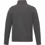 Darnell Eco Knit Full Zip Sweater for Men Transfer - Heather Dark Charcoal - Back