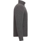 Darnell Eco Knit Full Zip Sweater for Men Transfer - Heather Dark Charcoal - Right Side