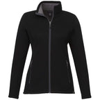 Darnell Eco Knit Full Zip Sweater for Women Transfer - Black - Front
