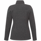 Darnell Eco Knit Full Zip Sweater for Women Transfer - Heather Dark Charcoal - Back