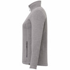 Darnell Eco Knit Full Zip Sweater for Women Transfer - Medium Heather Grey - Left Side
