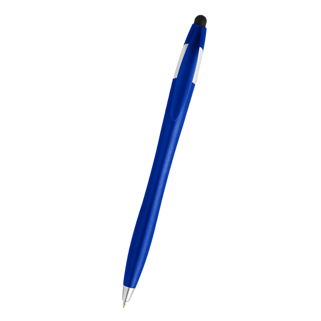 Dart Malibu Pen with Stylus - Blue - Front