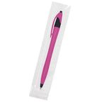 Dart Pen, Custom Printed - Fuchsia - Cellobag