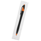 Dart Pen, Custom Printed - Orange - Cellobag
