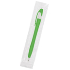 Dart Pen, Custom Printed - White with Black - Cellobag