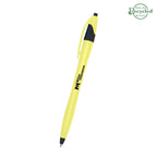 Dart Pen, Custom Printed - Yellow - Silk Screen