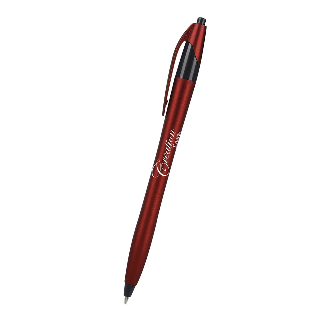 Dart Pen in Metallic - Black - Silk Screen