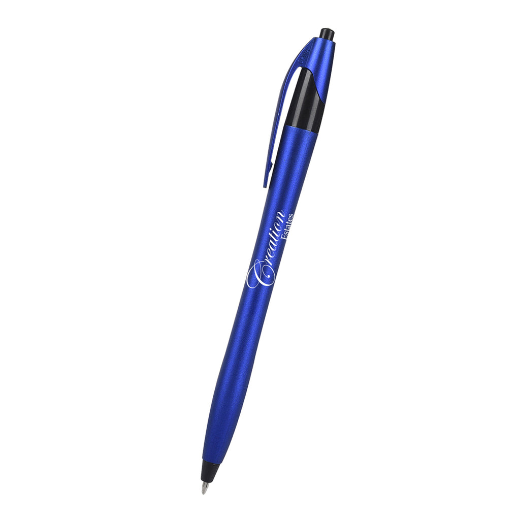 Dart Pen in Metallic - Blue - Silk Screen