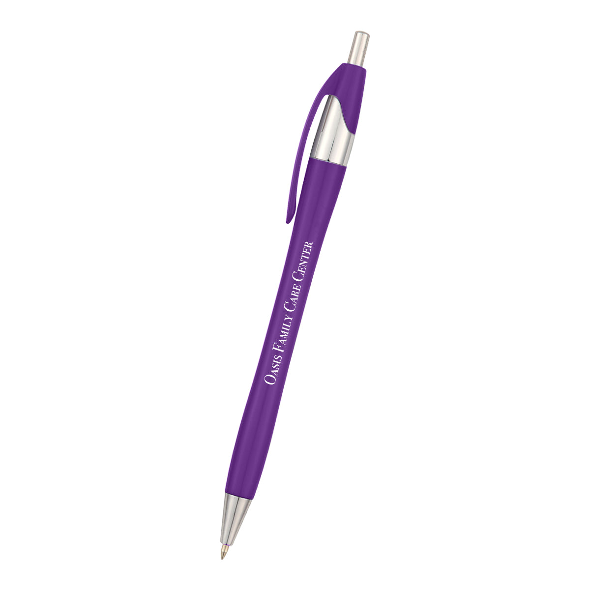 Dart Pen, Tri-Chrome - Purple - Silk Screen