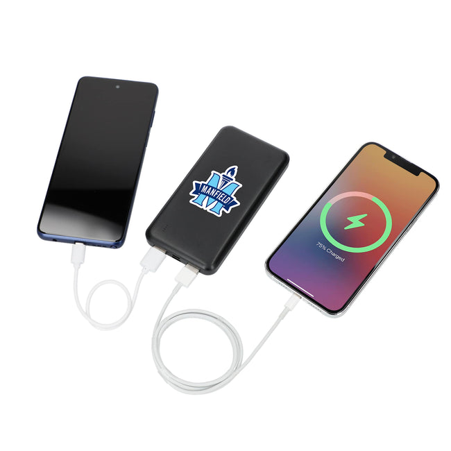 Dart Two-Port Power Bank, 10,000 mAh Full Color