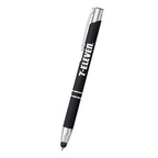 Dash Pen with Stylus Full Color - Black - Silk Screen